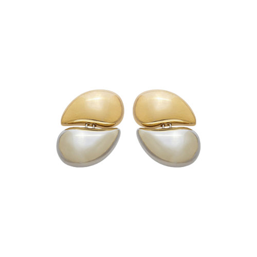 Imagem de Brinco Orgânico Elegante Dois Banhos